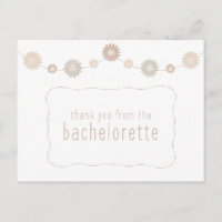 Remerciements pour l'enterrement de vie de jeune f