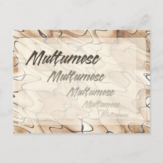 Carte Postale Remerciements répétés en roumain