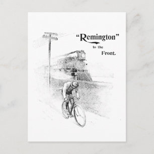Carte Postale Remington Bicyclettes