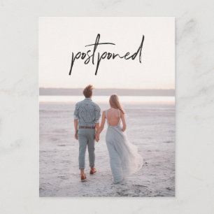 Carte Postale Remise du Mariage photo Changement de date