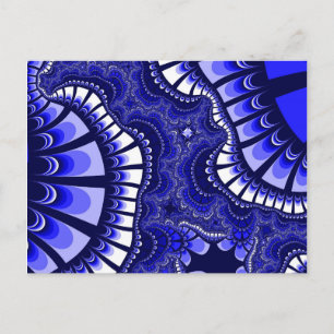 Carte Postale Remix Bleu et Blanc