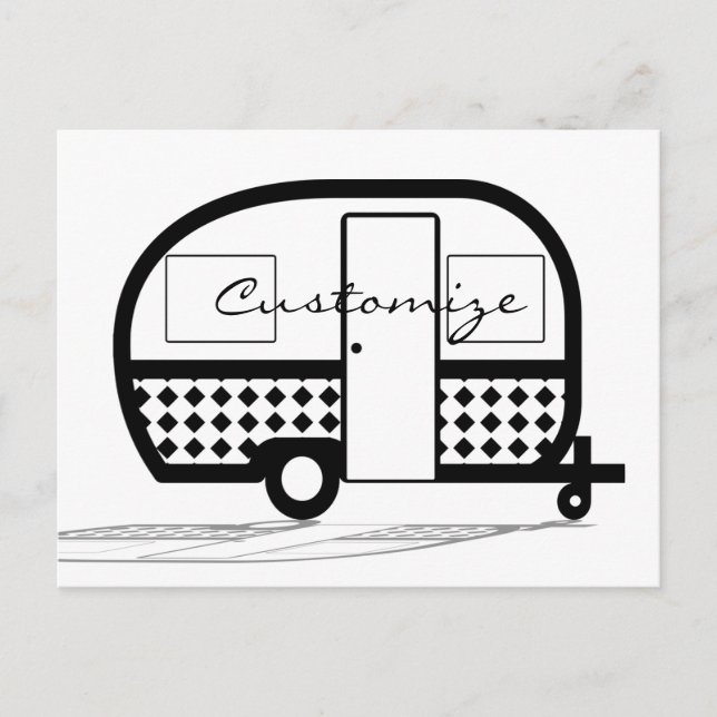 Carte Postale Remorque classique Caravan Thunder_Cove (Devant)