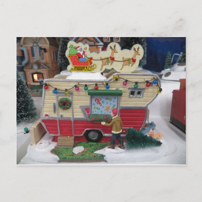 Carte Postale Remorque de Noël (Devant)