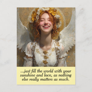 Carte Postale Remplir le monde d'amour