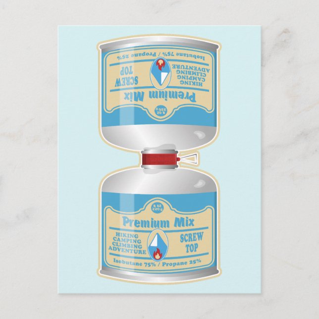 Carte Postale Remplissage des bombes à gaz pour les poêles de ca (Devant)