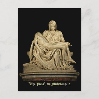Carte Postale Renaissance classique de la Pieta de Michel-Ange