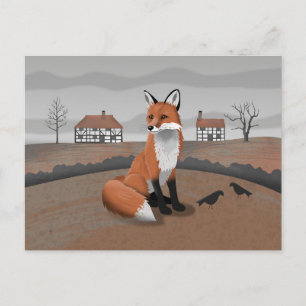 Carte Postale Renard