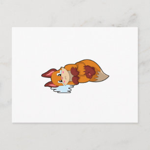 Carte Postale Renard en pleurs