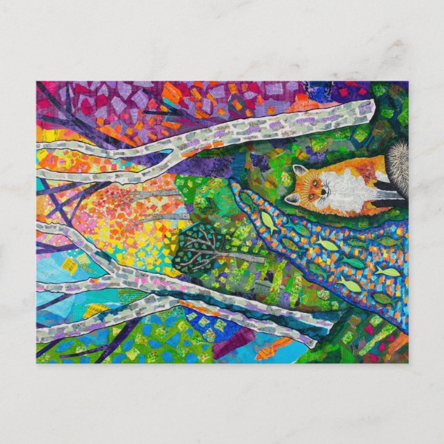 Carte Postale Renard forestier (Devant)