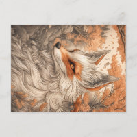 Renard japonais Kitsune