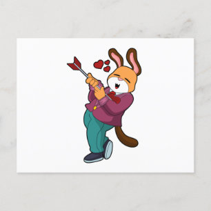 Carte Postale Renard marié avec costume