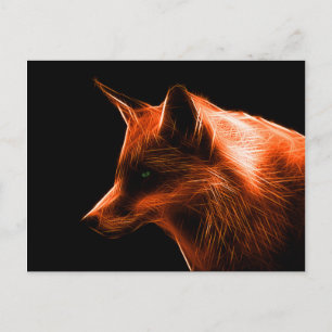 Carte Postale Renard rouge