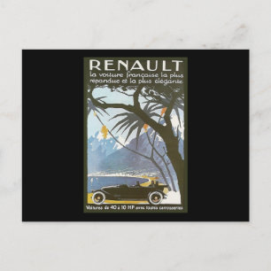Carte Postale Renault
