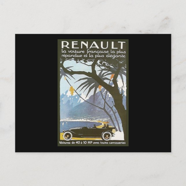 Carte Postale Renault (Devant)