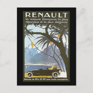 Carte Postale Renault