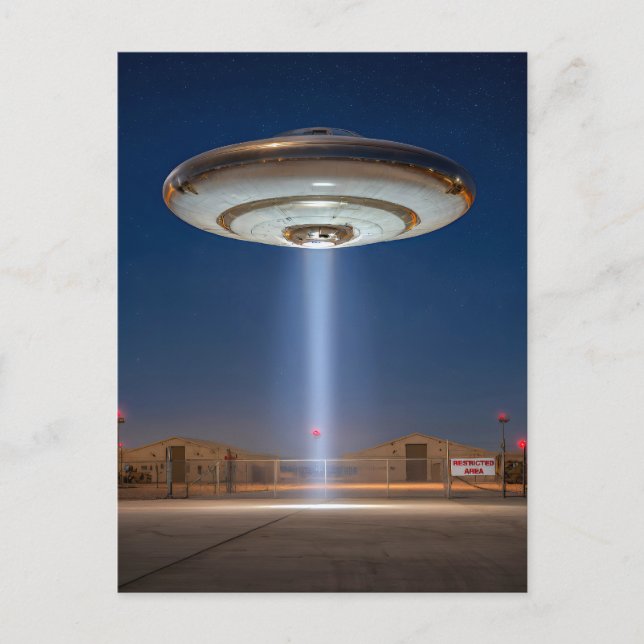Carte Postale Rencontre du troisième type : Zone 51 (Devant)