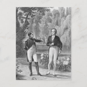 Carte Postale Rencontre entre Napoléon I et Benjamin