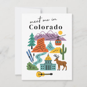 Carte Postale Rencontre-moi dans le Colorado Randonnée Nature So