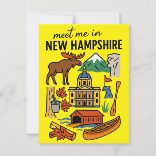 Carte Postale Rencontre-moi dans les montagnes du New Hampshire