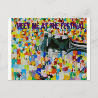 Carte Postale Rencontrez-moi au festival