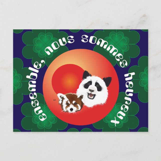 Carte Postale Rendez-vous de Panda (Devant)