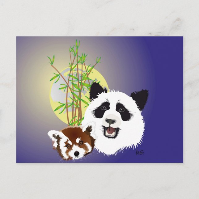 Carte Postale Rendez-vous de Panda (Devant)
