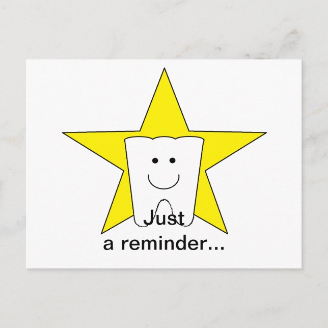 Carte postale Rendez-vous "dent" (Devant)