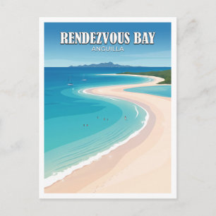 Carte Postale Rendezvous Bay South Hill Anguilla