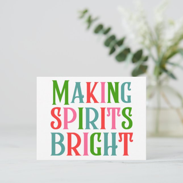 Carte Postale Rendre les esprits lumineux (Debout devant)