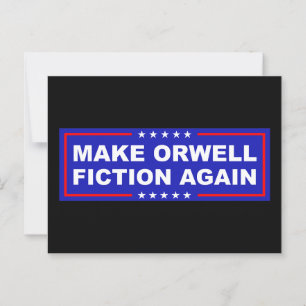 Carte Postale Rendre Orwell-Fiction