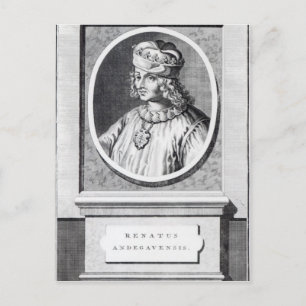 Carte Postale René d'Anjou, roi de Naples
