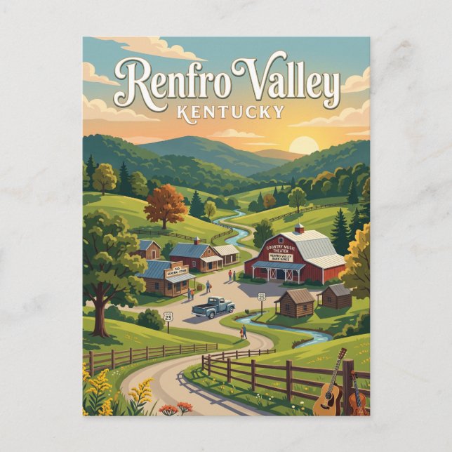 Carte Postale Renfro Valley, Kentucky (Devant)