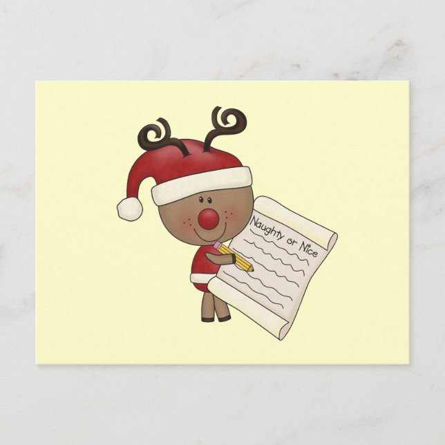 Carte Postale Renne de Rudy vilain ou NIC (Devant)