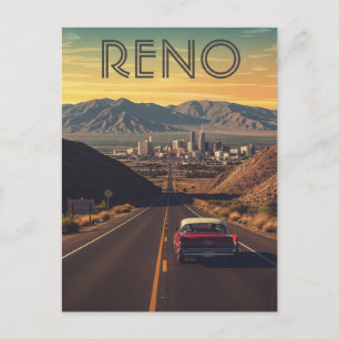 Carte Postale Reno Nevada Travel