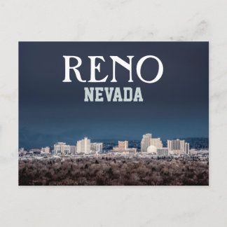 Carte postale Reno Skyline magnifique