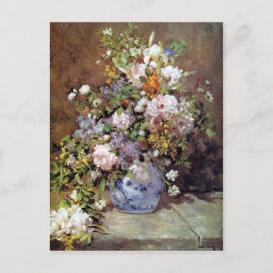Carte postale Renoir Bouquet of Spring Flowers