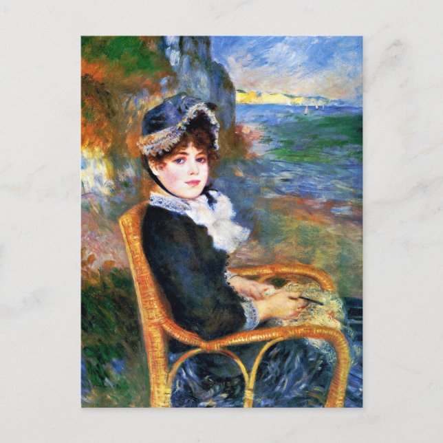 Carte Postale Renoir - En bord de mer (Devant)