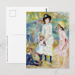 Carte Postale Renoir - Enfants au bord de la mer, Guernsey