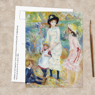 Carte Postale Renoir - Enfants sur la Côte de Guernsey