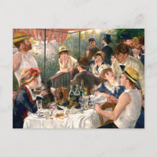 Carte Postale Renoir French Luncheon Booking Party