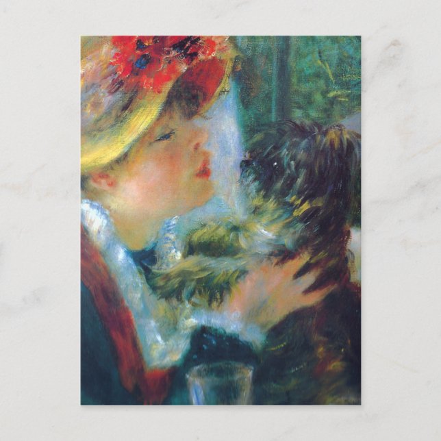 Carte postale Renoir Girl with Dog (Devant)