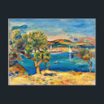 Carte Postale Renoir - L'Estaque, peinture de paysage d'art<br><div class="desc">L'Estaque,  fine art Peinture paysagère de l'impressionniste français Pierre Auguste Renoir</div>