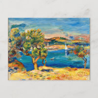 Renoir - L'Estaque, peinture de paysage d'art