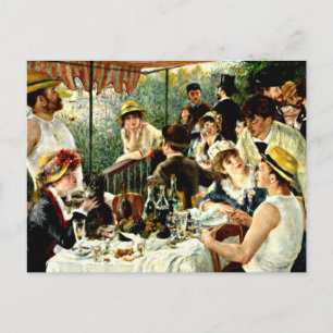 Carte Postale Renoir - Luncheon of the Boating Party-1881
