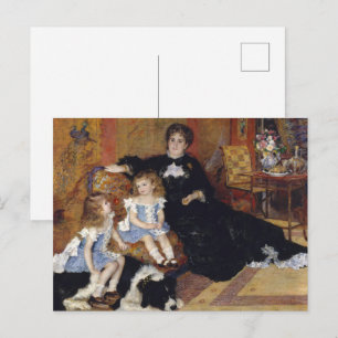 Carte Postale Renoir - Madame et ses enfants, Dog Fine Art