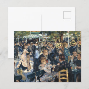 Carte Postale Renoir Moulin Danse Galette Party