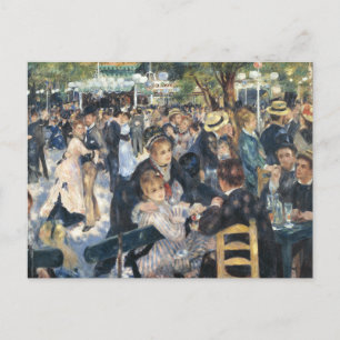 Carte Postale Renoir Moulin Danse Galette Party