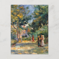 Renoir, personnages dans un jardin