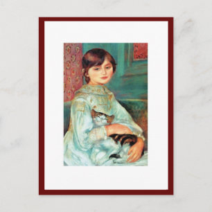 Carte Postale Renoir, Portrait de Mademoiselle Julie Manet,