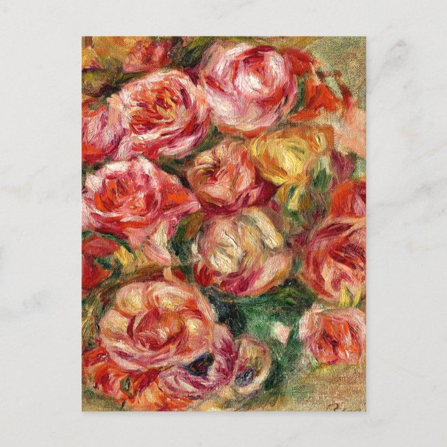 Carte Postale Renoir - Spray of Roses (Devant)